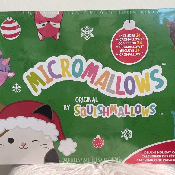 New Micromallows advent calendar squishmallows 24 mini stuffed toys kids holiday - Picture 1 of 3